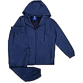 Royal Threads Canada Men’s 2-Piece light Tracksuit Windbreaker Set Jogger Sauna GYM Set with Mesh Lining