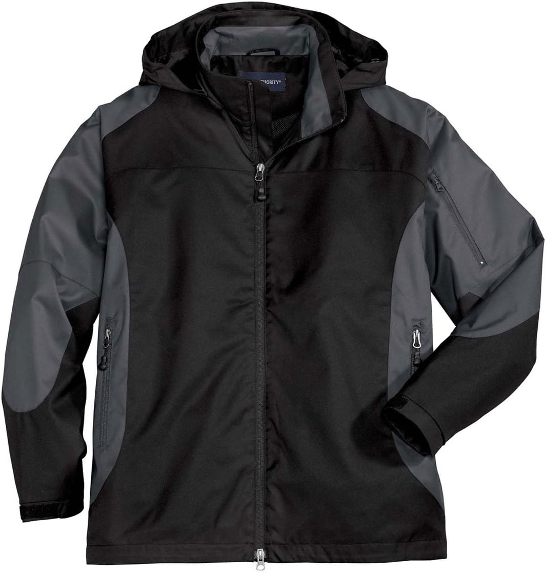 Port Authority J768 Endeavor Jacket-Gunmetal/Black