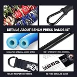 INNSTAR Portable Home Gym Set with Bar, Bench, Squat Bands — 200lbs (Camo Brown) view 6