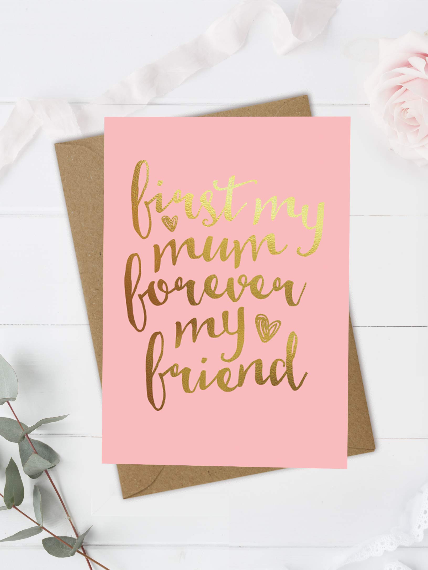 Unique Mother's Day Card, Love You Mum Card, Mothers Day Cards for Mum, Birthday Card Mum