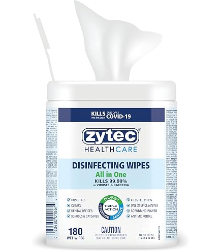 Lot De 4 Lingettes Clorox Réutilisables Multi-usage - Tissu Pratique Beige