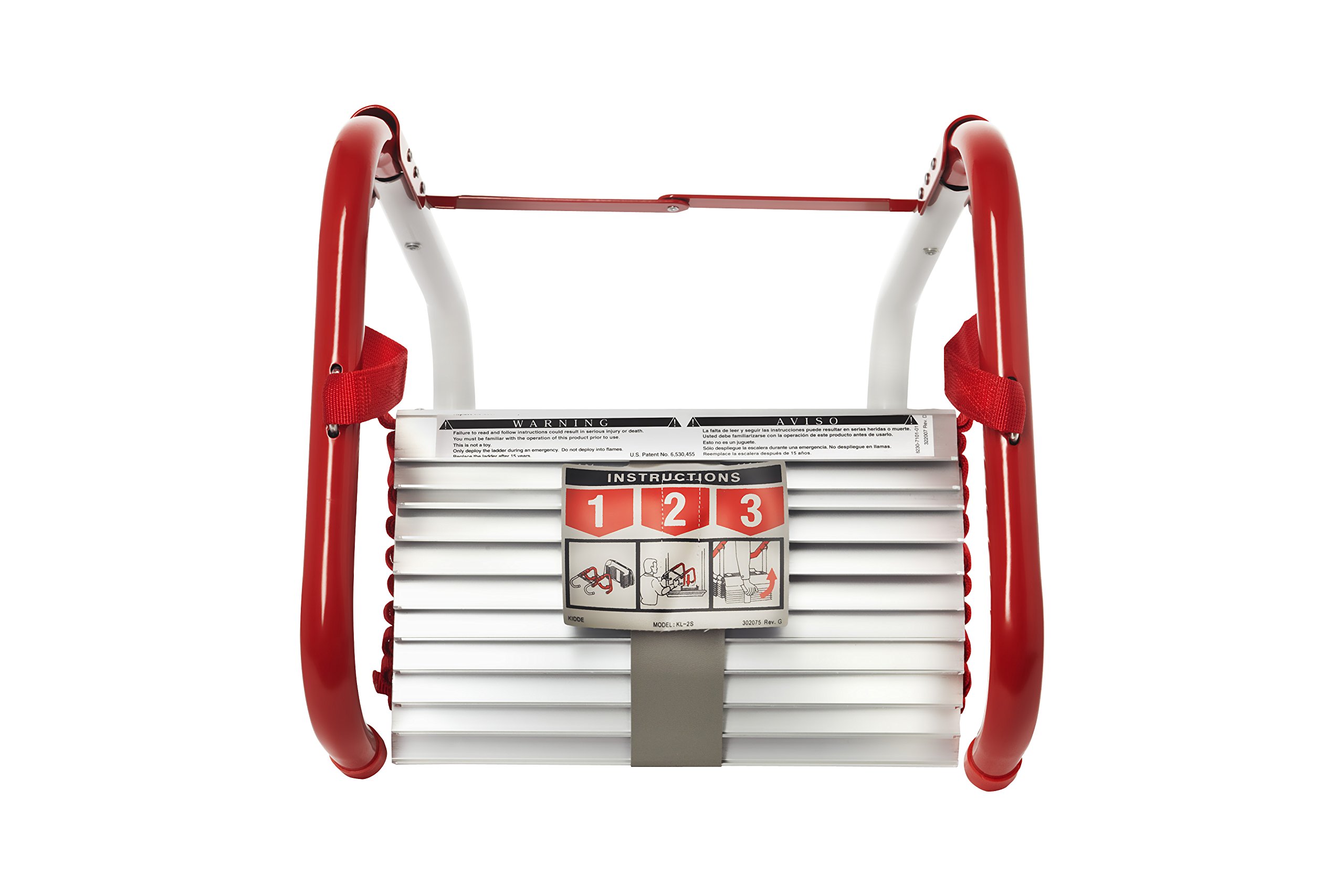 Kidde 468093 KL2S TwoStory Fire Escape Ladder with AntiSlip Rungs