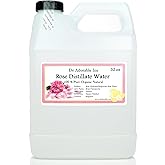 32 oz - Rose Water - 100% Natural Organic Face Toner Alcohol-Free Cleanser Bulgarian Rose Hydrosol for Face and Hair by Dr Adorable