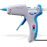 AdTech Essential Dual-Temp Hot Glue Gun | High & Low Temp for Crafting, DIY & Repairs | Ergonomic Design, 5-Foot Cord & Built