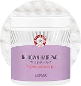 First Aid Beauty Ingrown Hair Pads with BHA & AHA – 60 Pads Daily Treatment