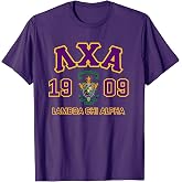 Lambda Chi Alpha Fraternity Est.1909 LXA Lambda Chis LCA T-Shirt