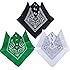 Lot De 4 Bandanas Carrés 54x54 Cm - Motif Paisley, Polyester Doux - Unisexe Pour Cyclisme, Sport, Déguisement, Protection Solaire