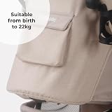 My Babiie MB30 Pushchair Oatmeal Birth to 4 Years 22kg Large Basket view 4
