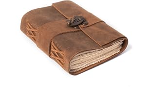 NOMADCRAFTSCO. Vintage Leather Journal Lined Pages, Writing Journal, Leather Journals for Women | Daily Journal, Leather Bound Journal, Leather Sketchbook | Vintage Journal, Journal for Men, Leather Journal