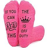 Dalycro Retirement Gift for Woman Funny Fuzzy Socks Retirement Birthday Gag Gift for Mom Grandma Christmas Stocking Stuffer