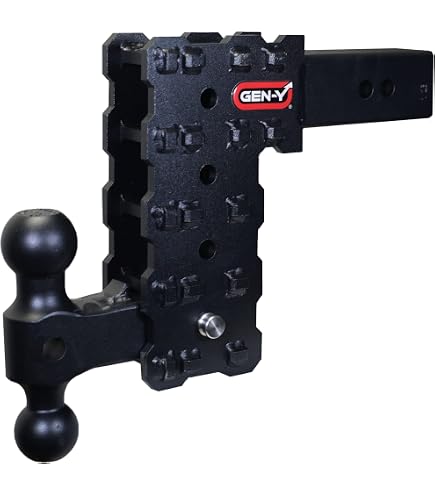 Tlvuvmo Adjustable Trailer Hitch -6 Inch Drop Hitch (Fits 2-Inch