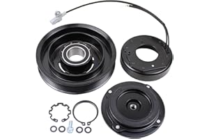 ApplianPar A/C AC Compressor Clutch Assembly Kit Pulley Coil Set for Toyota Matrix Corolla 6 GROOVE 1.8L 2003-2008