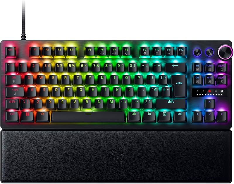 Razer Huntsman V3 Pro Tenkeyless Analog Optical Gaming Keyboard UK Layout Black