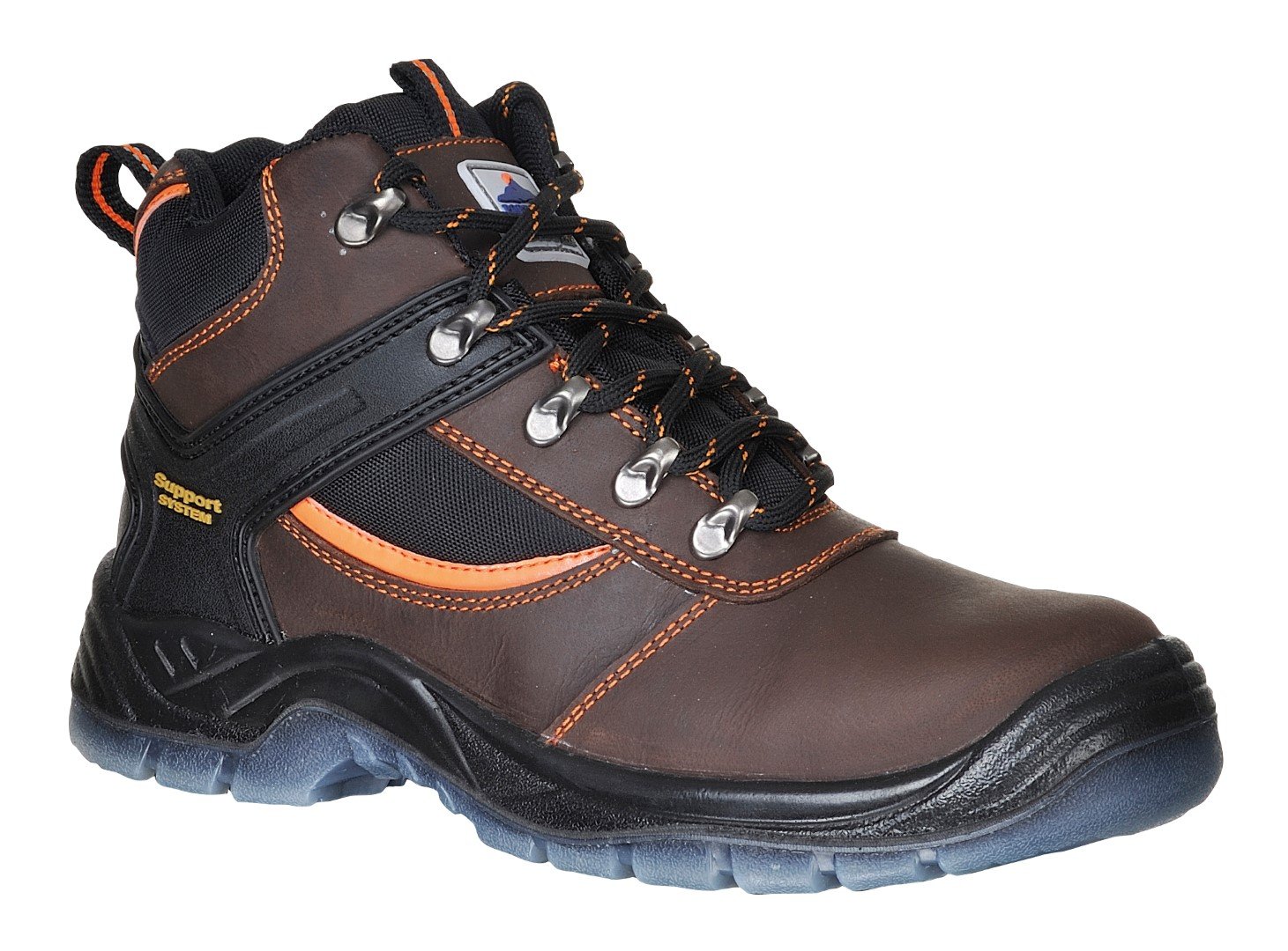 Portwest FW69BRR38 Series FW69 Steelite Mustang Boot, S3, Regular, Size: 38/6, Brown