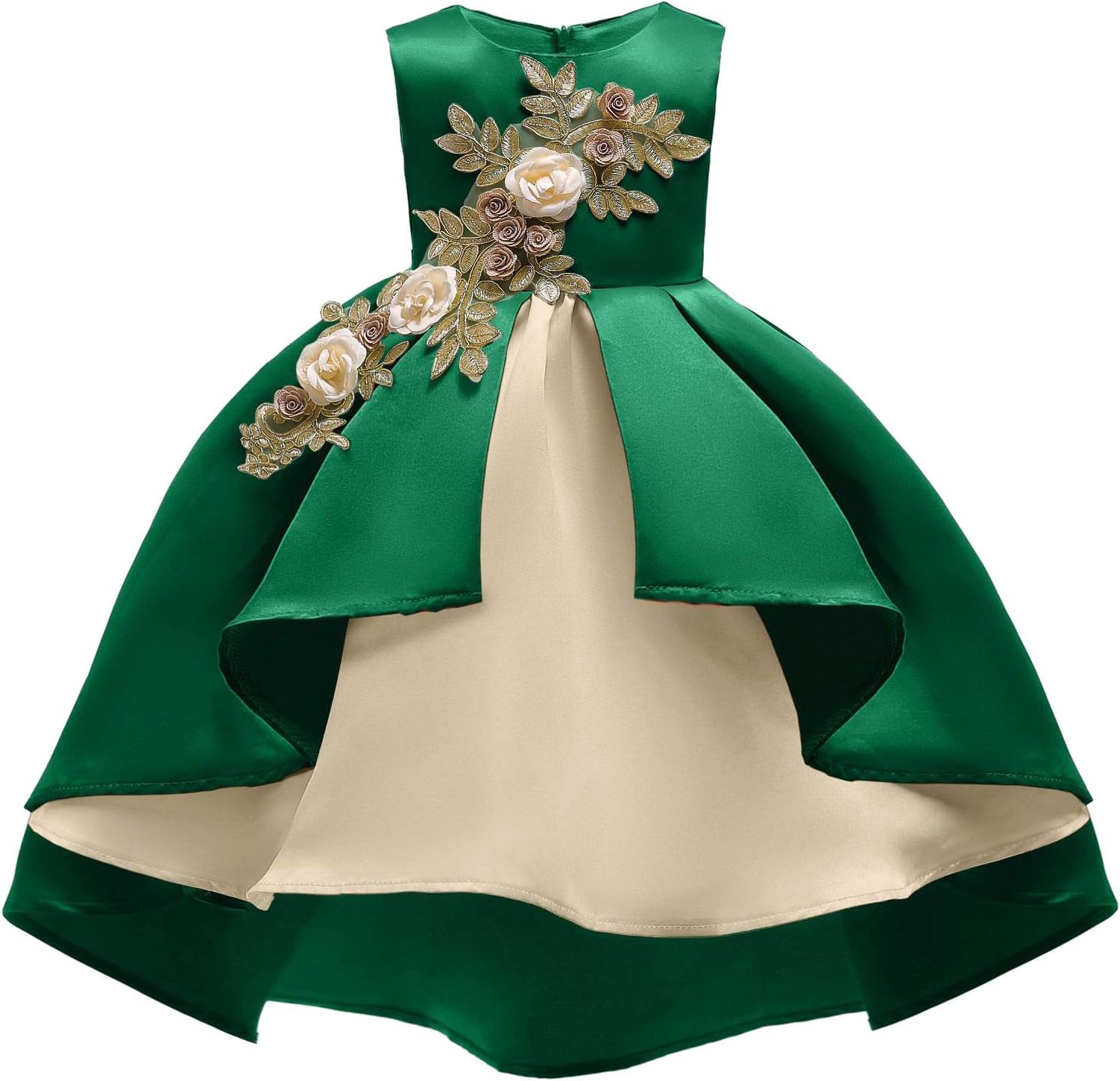 2-9 Years Flower Girls Dress Wedding Bridesmaid Formal Midi Dresses