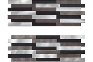Midcard 24 Sheets Peel and Stick Backsplash PVC Wall Tile,for Kitchen Backsplash