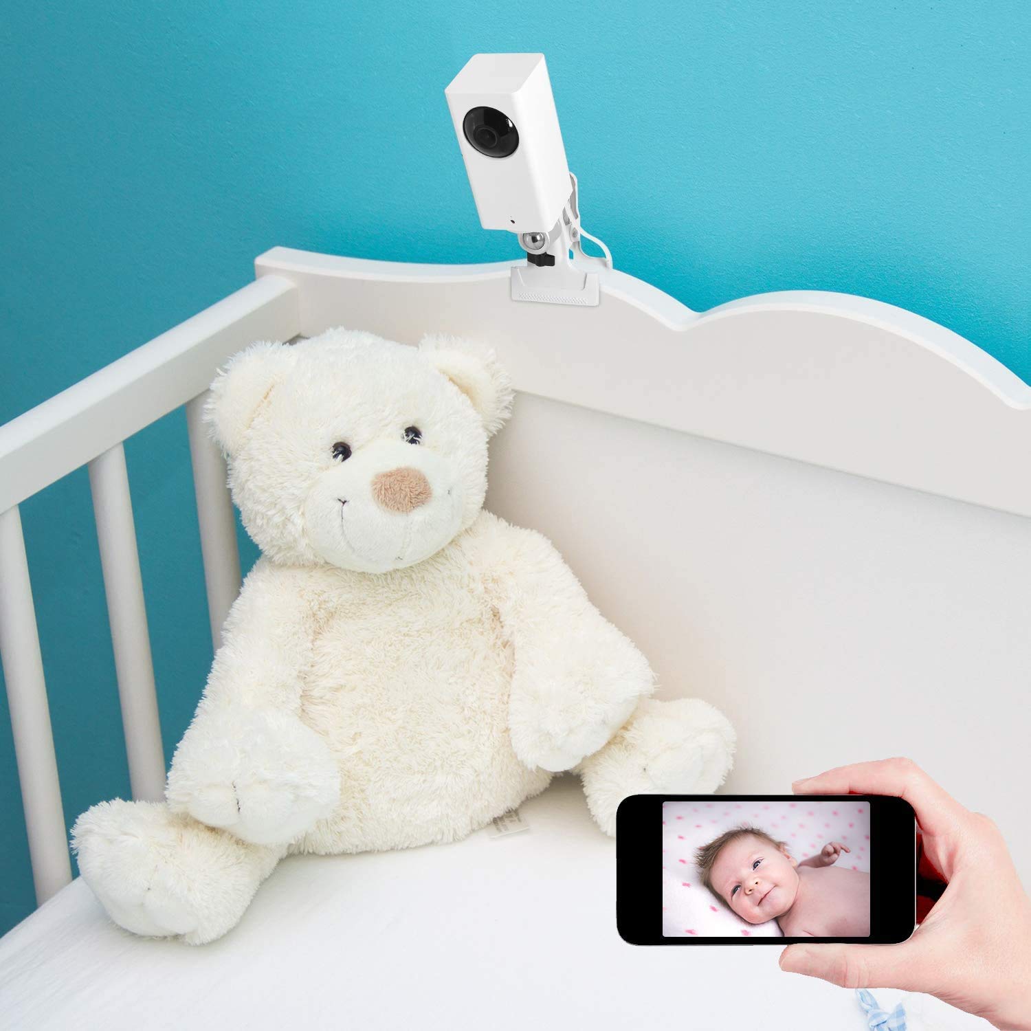 FASTSNAIL Desk Clip Clamp Mount Holder Compatible with Wyze Cam Pan, for Wyze Cam V3, for Arlo, for Arlo pro, for Arlo Baby Monitor and Other Cam with Same Interface