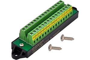 16Amp 300V 15x2 Position Terminal Block Distribution Module. OONO D-1658GP