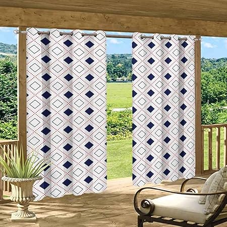 Anmaseven - Cortinas de patio modernas, resistentes al viento y al agua