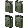Scepter BPA Durable 5 Gallon 20 Liter Portable Military Water Storage Container for Camping, Outdoors and Emergency Management
