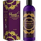 Sensual Massage Oil with Relaxing Lavender Almond Oil and Jojoba for Men and Women – 100% Natural Hypoallergenic Skin Therapy with No Artificial or Added Ingredients - USA Made by Honeydew