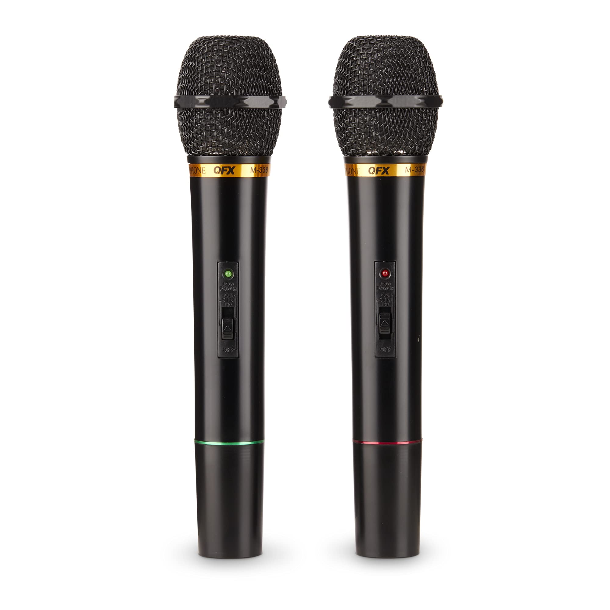 Photo 1 of QFX M-336 Wireless Dynamic Professional Microphone - Twin Pack