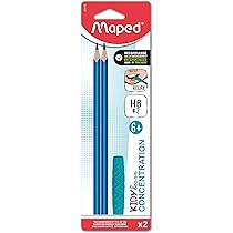8 Embouts à Mâcher Pour Crayon & Stylo - Silicone Alimentaire, Formes Variées, Aide à La Concentration Et à La Poussée Dentaire Des Enfants