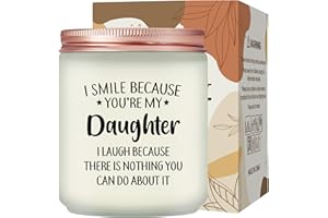 Maybeone Daughter Gifts from Mom Dad - Christmas Mothers Day Birthday Gifts for Daughters - Lavender Scented Candle
