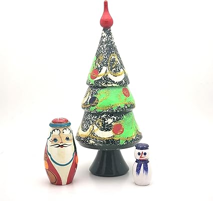 christmas tree nesting dolls