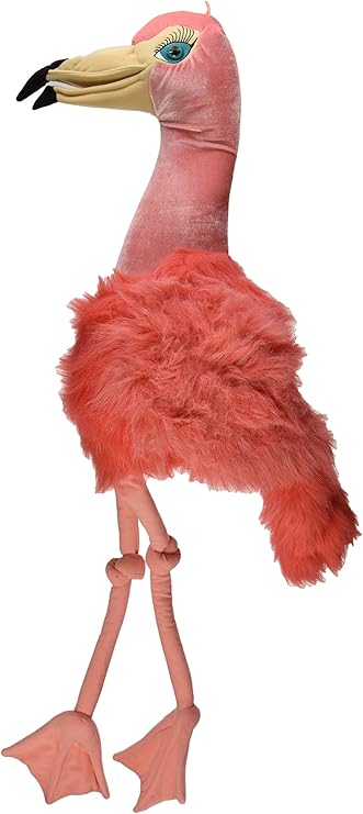 flamingo hand puppet