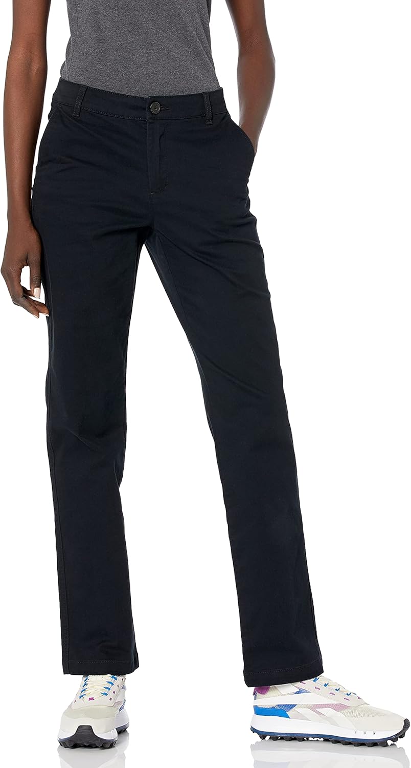 Amazon Essentials Women's Straightfit Stretch Twill Chino Pant