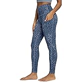 ODODOS Women's High Waisted Yoga Leggings with Pockets, Tummy Control Non See Through Workout Athletic Running Yoga Pants