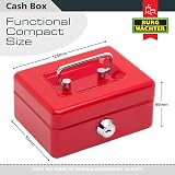 BURG-WÄCHTER 40090 MONEY 5012 Red Cabinet Safe with Keys view 5