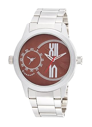 Giordano Analog Brown Dial Mens Watch - 60073 Brown - P12403