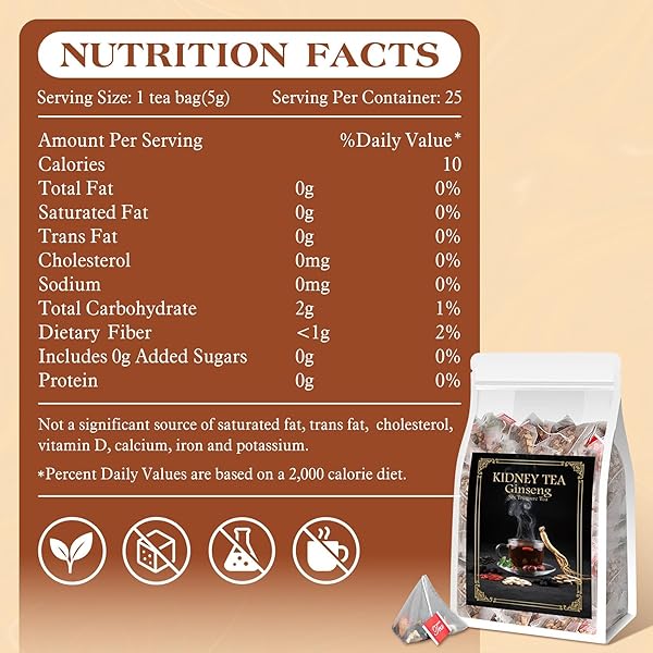 ZENVIVIAN GINSENG SIX TREASURE TEA – HERBAL TEA WITH GINSENG, WOLFBERRY, RED DATES, MACA, POLYGONATUM SIBIRICUM & MULBERRY – NATURAL INGREDIENTS, RELAXING, 25 TEA BAGS