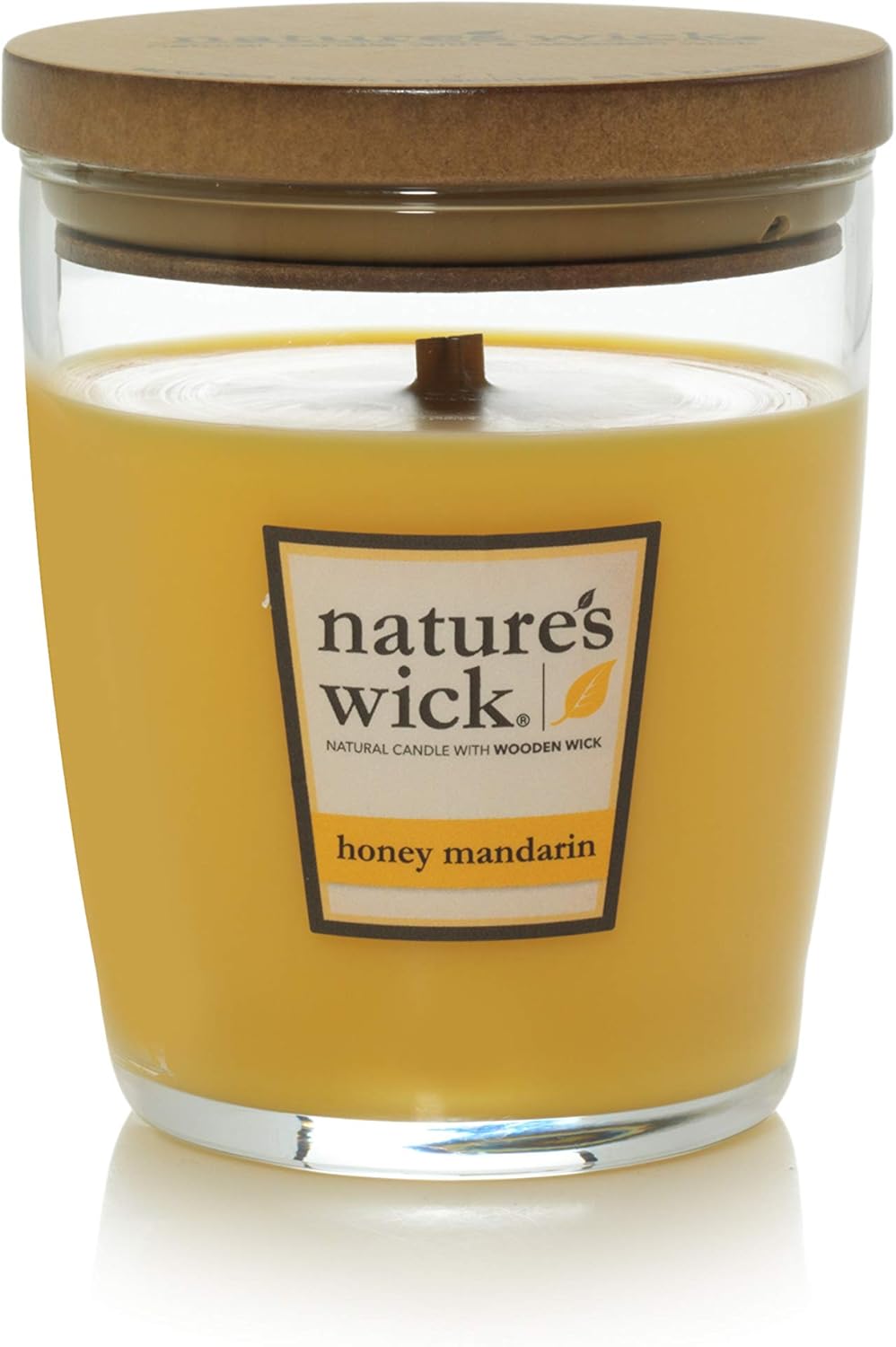 Natures Wick Time Burn Hour 65 to up with Candle Wick Wood Candle