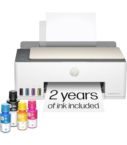 Kit De Recarga De Tinta Compatible Con HP Smart Tank - 2 Negras 32XL + 3 Color 31, Alto Rendimiento