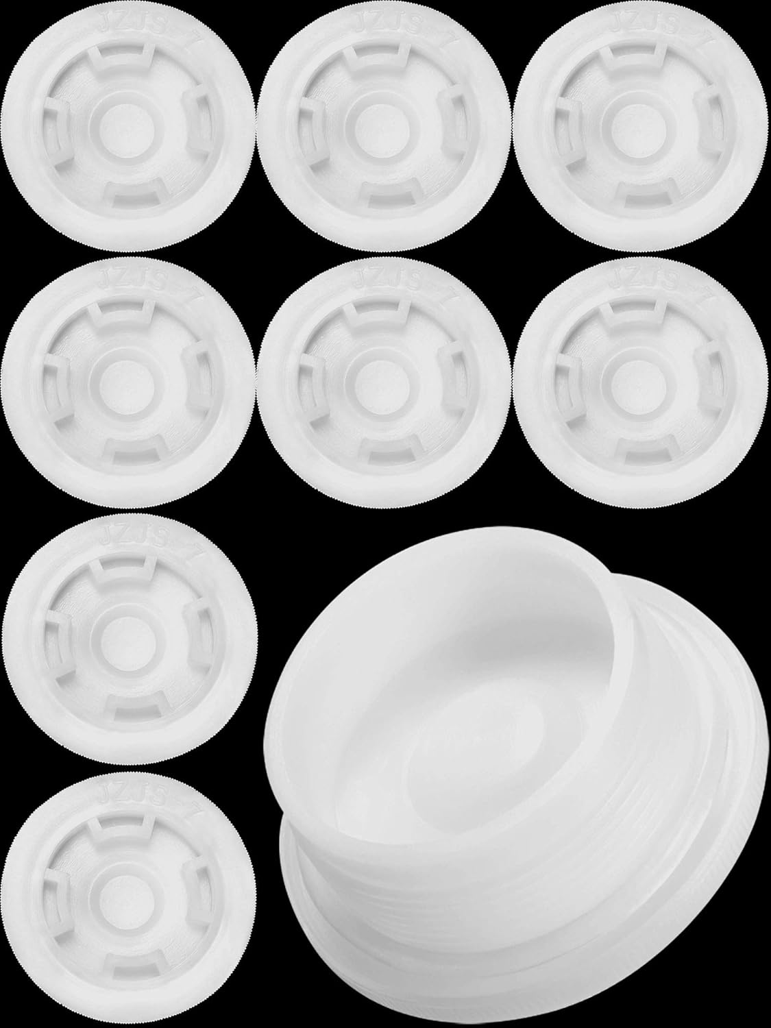 8 Pieces 2 Inch Bung Caps Poly Buttress Drum Bung Plastic Drum Bung Cap