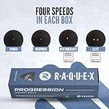 Raquex Progression Squash Balls Mixed Box of 4 – Four Speeds Included view 2