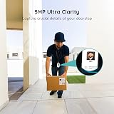 BOIFUN 5MP 2.5K Video Doorbell Wireless 2.4GHz Alexa Night Vision Battery view 3