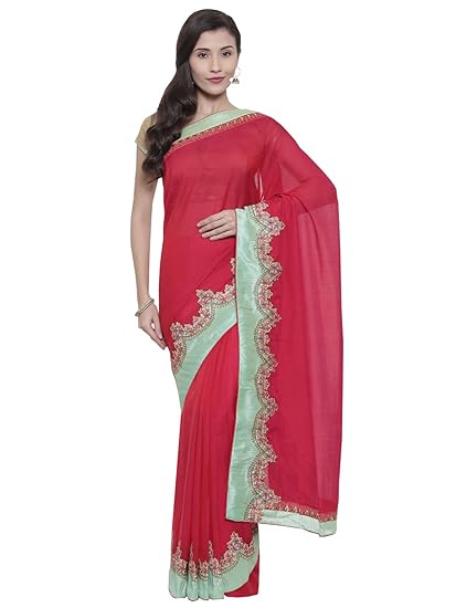 Raw Silk with Blouse Piece Saree