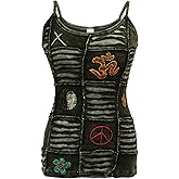 Women Faded Black Summer Festival Slashed Ladies Cotton Emo Goth Women Tank Tops