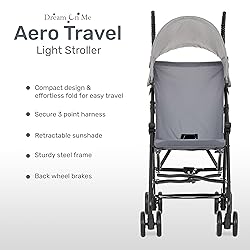 Dream On Me Aero Travel Lightweight Umbrella