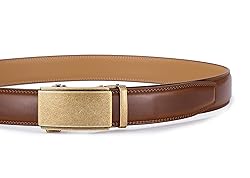 guvoosm Mens Belt,Ratchet Dress Adjustable Belts