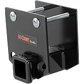 CURT 19100 Camper RV Bumper Hitch, Fits 4-Inch Beam, 2-In Receiver, 3,500 lbs