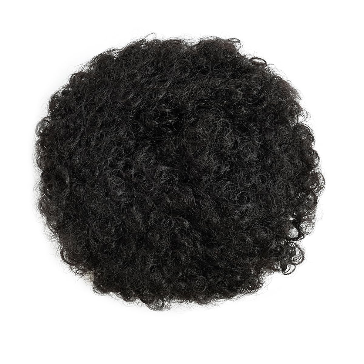 YAMEL Afro Puff Drawstring Ponytail Large Bun Extensions Brown #4 — image 1