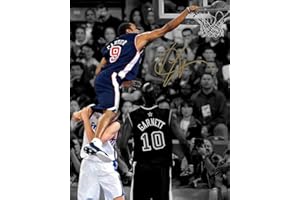 Ikonic Fotohaus Vince Carter Team USA Monster Dunk Signed Photo Autograph Print Wall Art Home Decor
