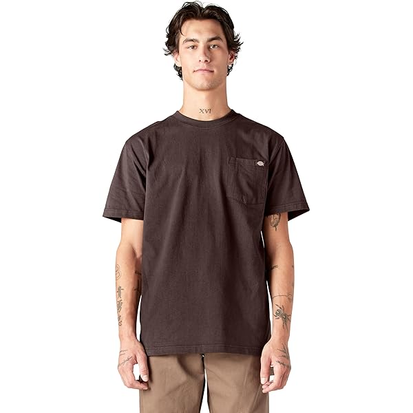 Dickies Men's Big & Tall Heavyweight Crew Neck Short Sleeve Tee Big-Tall, Black, XL Tall Price In UAE | Amazon UAE