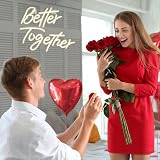 Looklight Better Together Neon Sign Warm White USB 42x33cm Wall Decor view 3
