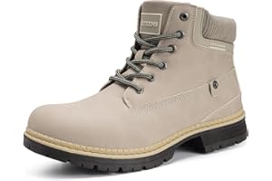 Eagsouni Mens Womens Snow Boots Warm Fur Lined Ankle Booties Hiking Trekking Trail Climbing Shoes Lace Up Anti-Slip Waterproof Working Outdoor Backpacking Boots